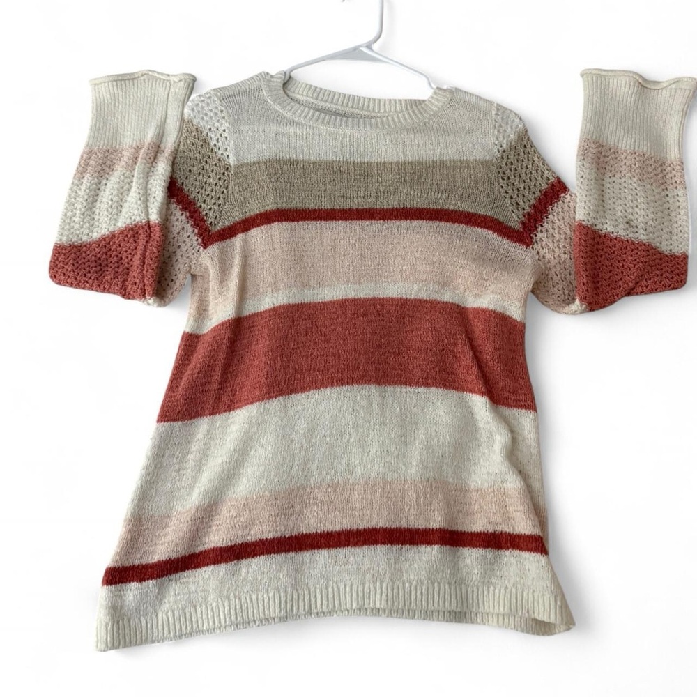 Loft Petites Striped Knit sweater. Size SP.
